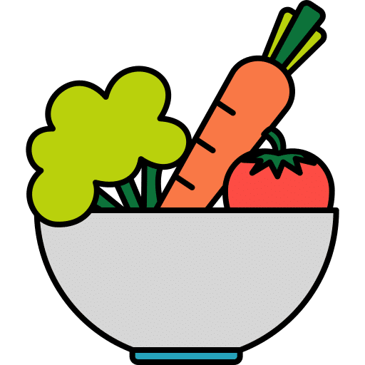 piatto di vegetali